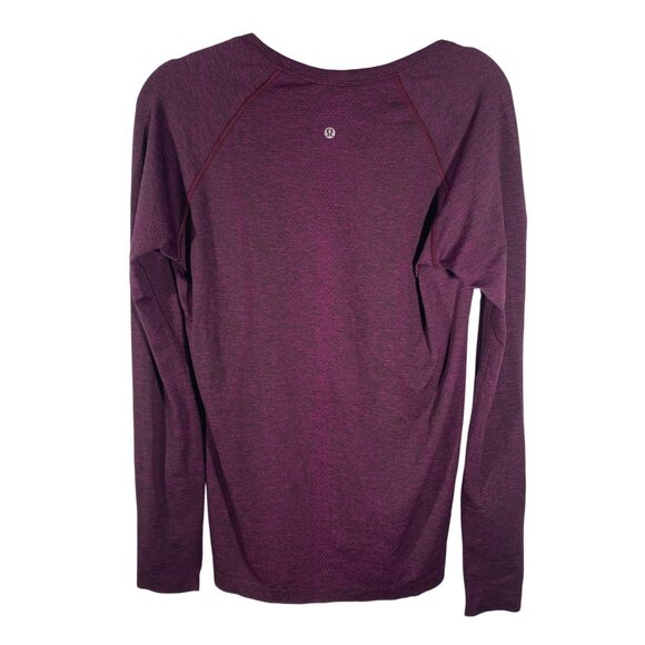 Lululemon run swiftly tech Womens Long Sleeve Top Size 12 Fall running layer - Picture 2 of 8